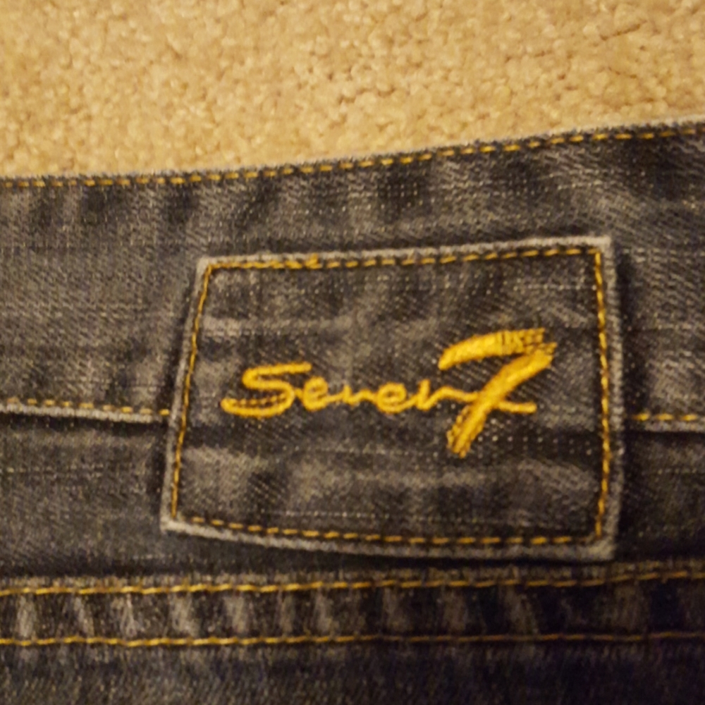 β€οΈππ Men's Seven 7 blue jeans size 36 x 26 β€οΈππ - Picture 4 of 8